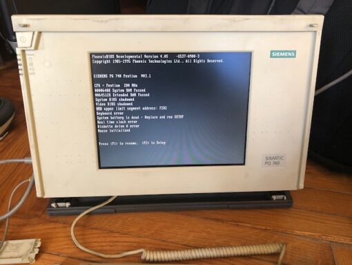 Computer vintage SIEMENS SIMATIC PG 740