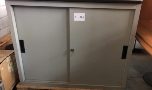 Armadio metallico da ufficio ante scorrevoli - immagine 3