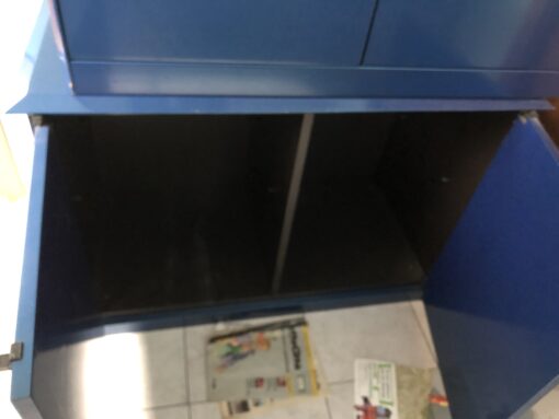 Mobiletti in legno laccati blu - immagine 3