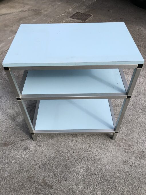 Mobiletto con struttura in alluminio