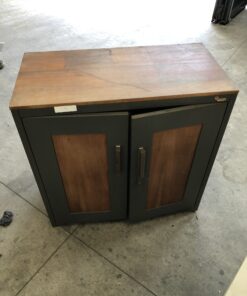 Mobiletto metallo e legno