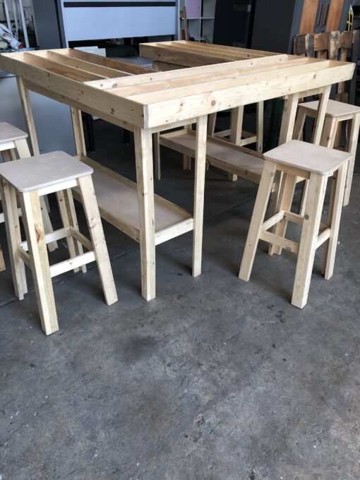 Set mobili artigianali in legno - immagine 2