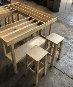 Set mobili artigianali in legno